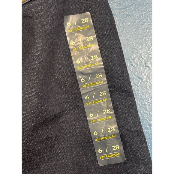 Lucky Brand Sweet N Straight Dark Wash Denim Jeans 6/28 - Picture 4 of 9